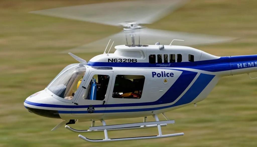 police helicopter
