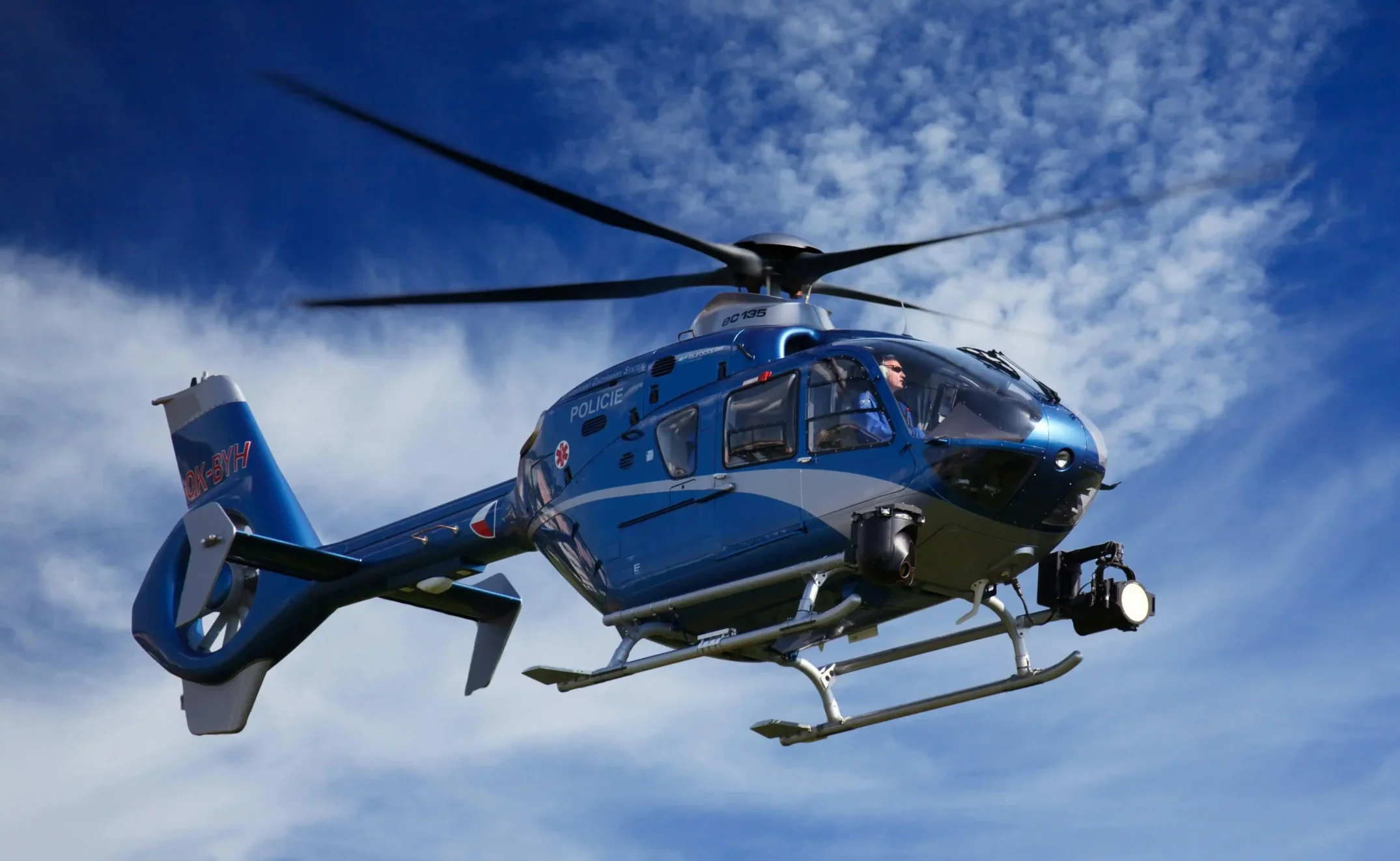 police helicopter