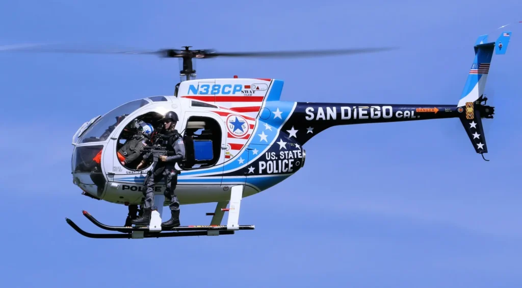 police helicopter