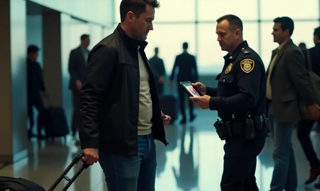can you fly on an airplane with a warrant