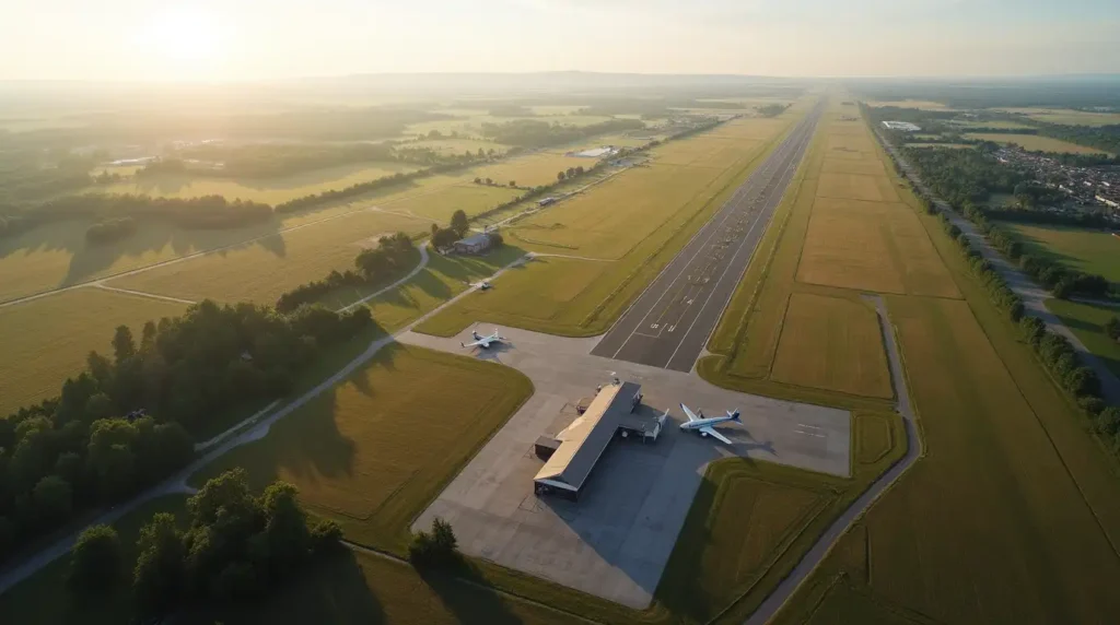 rural areas serviced by one airline